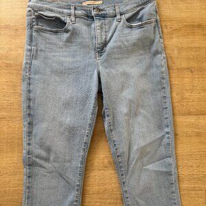 LEVIS 311 SHAPING SKINNY SIZE 31 STRETCH STRAIGHT EUC H-RISE